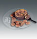 Deep Etched Monogrammed Round Crystal Hostess Tray Image 2 of 2